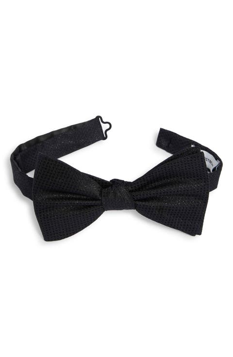 Metallic Pre-Tied Bow Tie