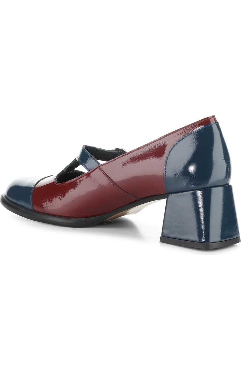 Fly London Solf T-Strap Pump, Alternate, color, 002 Navy/ Int Rust