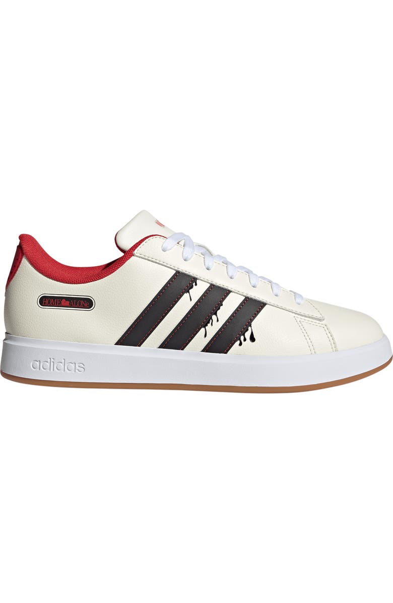 adidas x Disney<sup>®</sup> Grand Court Home Alone Sneaker, Alternate, color, Cream White/ Black/ Red