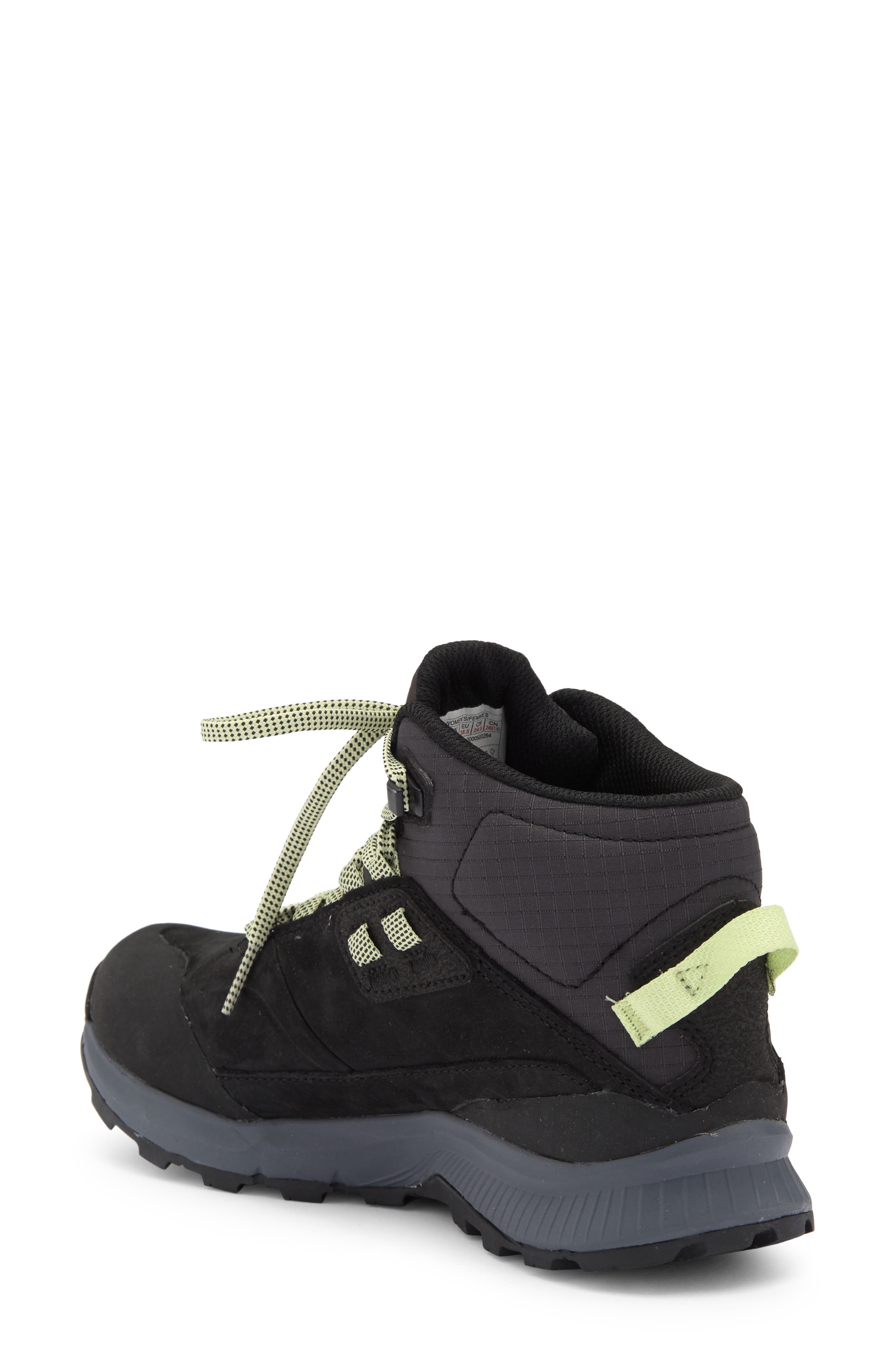 The North Face Cragstone Leather Waterproof Mid Hiking Boot, Alternate, color, 