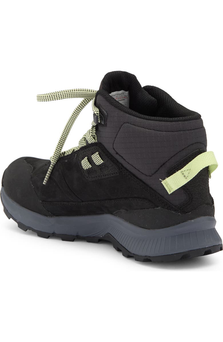 The North Face Cragstone Leather Waterproof Mid Hiking Boot, Alternate, color,