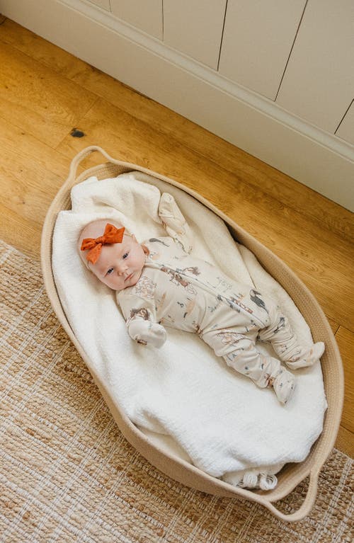 Copper Pearl Boone Zip One-piece Pajamas In Brown