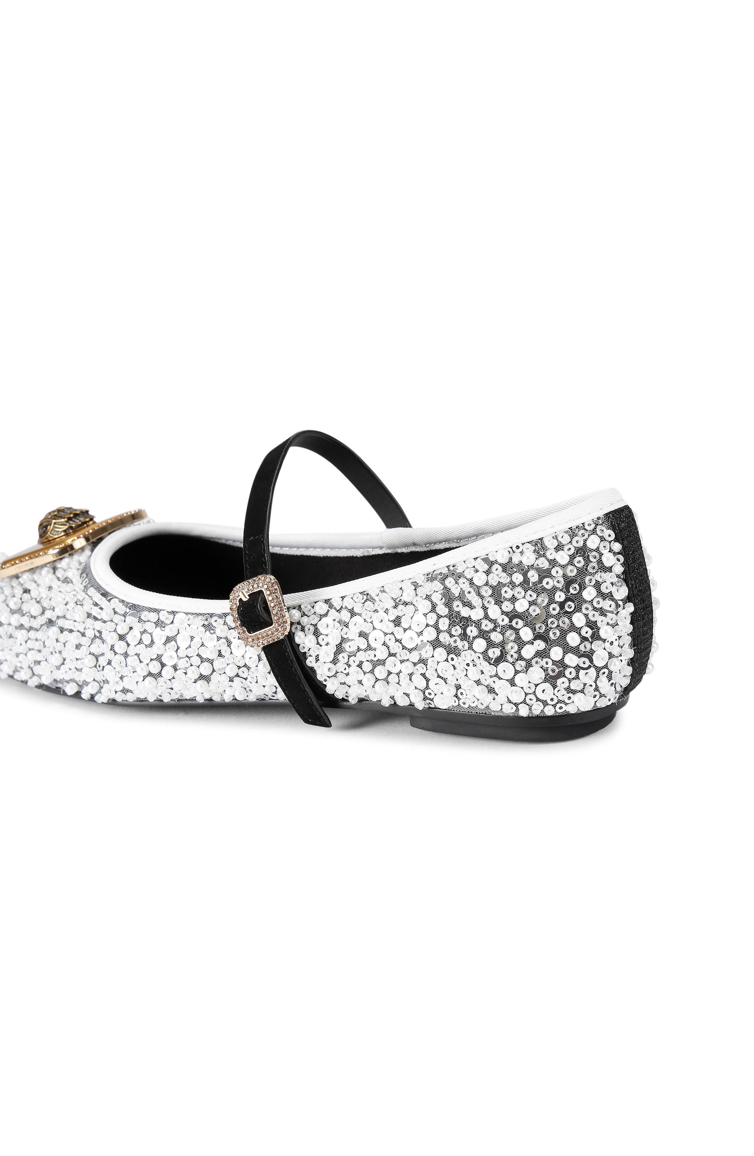 Kurt Geiger London Pimlico Mary Jane Ballet Flat, Alternate, color, Open White