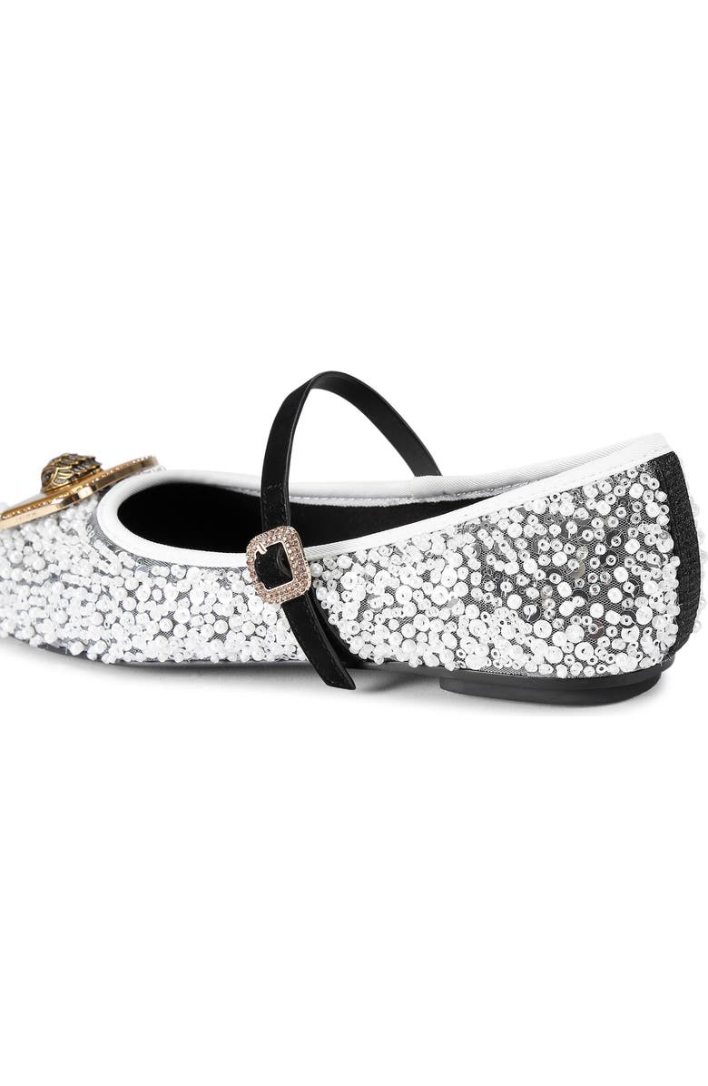 Kurt Geiger London Pimlico Mary Jane Ballet Flat, Alternate, color, Open White