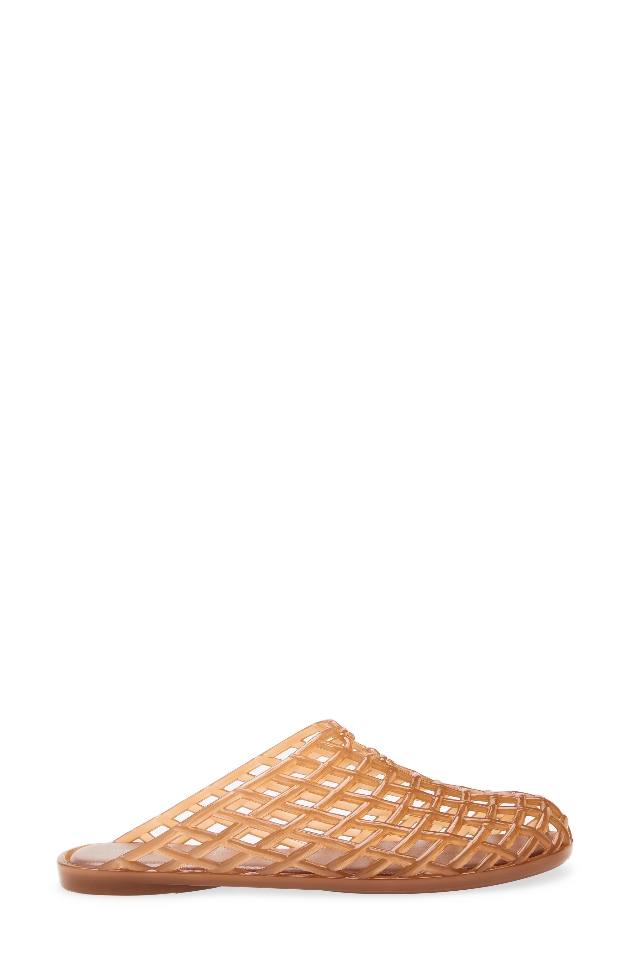 Sea Glass Jelly Mule, Alternate, color, CARAMEL