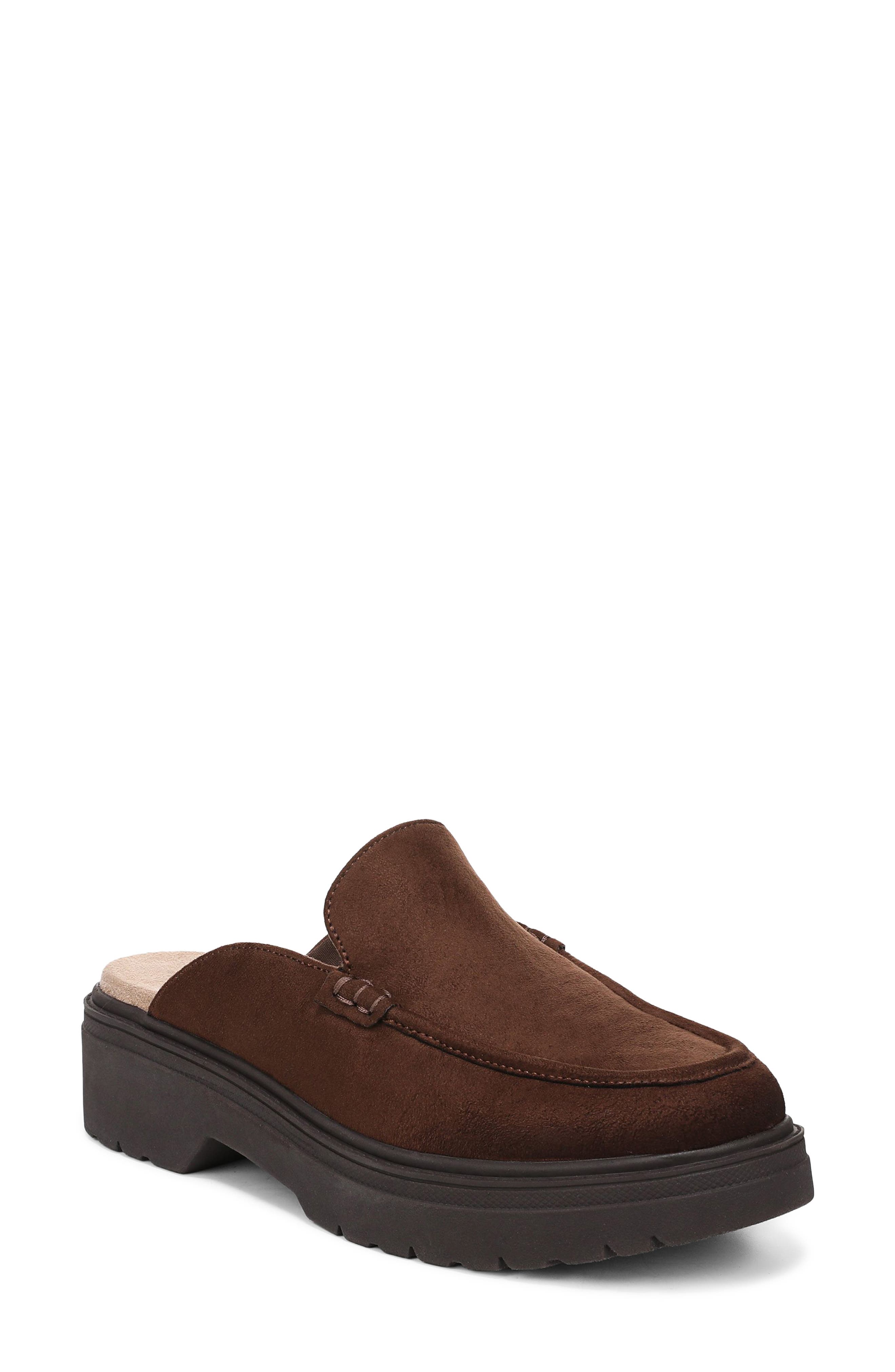 Bring It Loafer Mule, Main, color, WALNUT BROWN