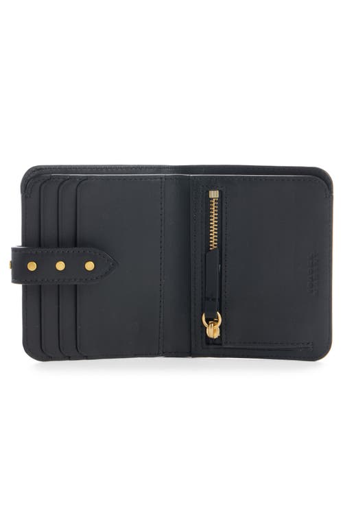 Isabel Marant Oskan Leather Wallet In Black