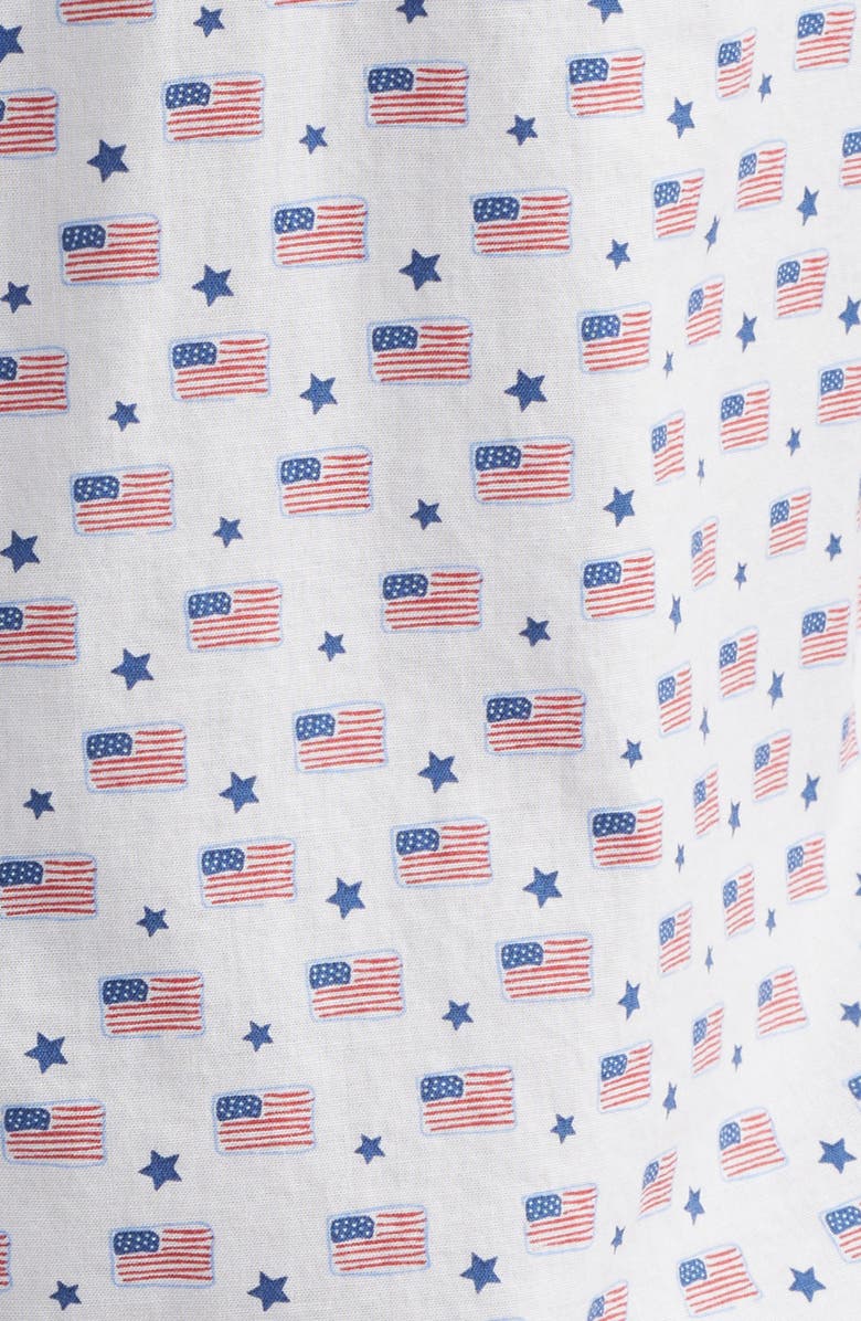 vineyard vines Flags & Stars Cotton Polo, Alternate, color, White Cap