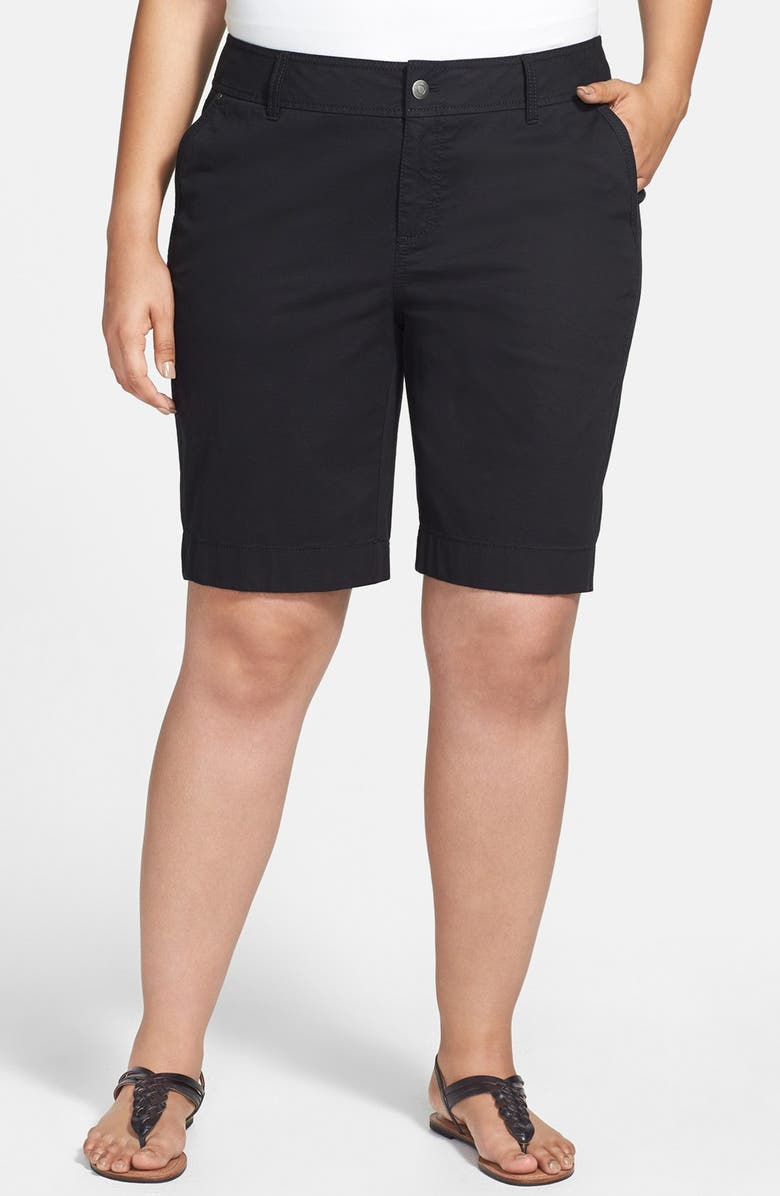 Sejour 'Megan' Stretch Cotton Bermuda Shorts, Main, color, 