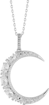 GLAZE JEWELRY Crescent Moon Pendant Necklace