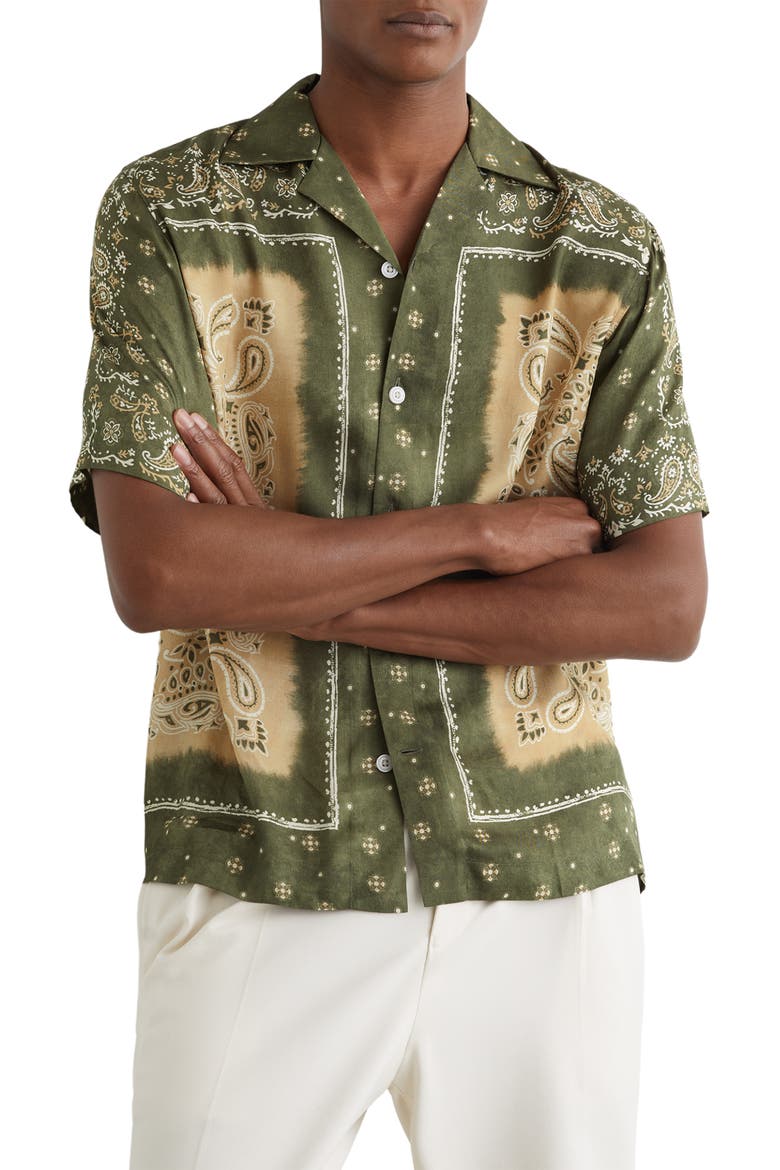 Vicente Camp Shirt, Alternate, color, SAGE GREEN