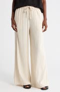 MAX STUDIO Stripe Drawstring Pants
