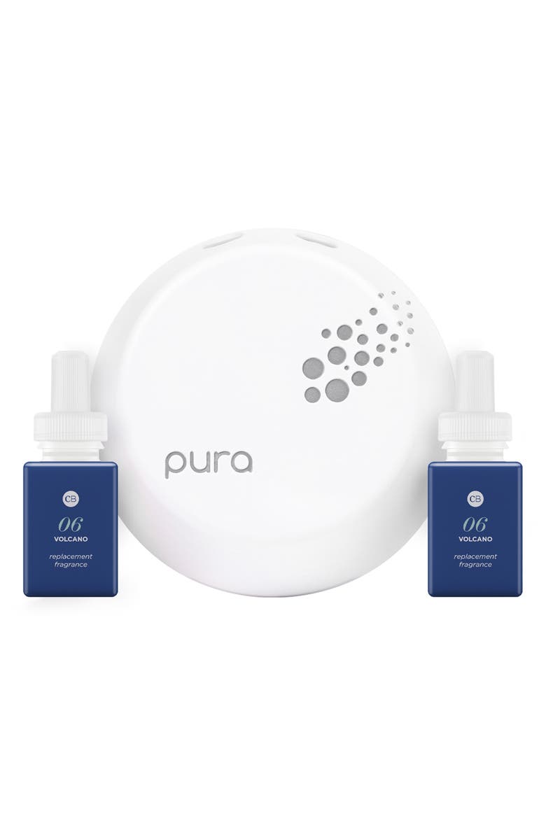 PURA x Capri Blue Volcano Smart Diffuser & Fragrance Set, Main, color, 
