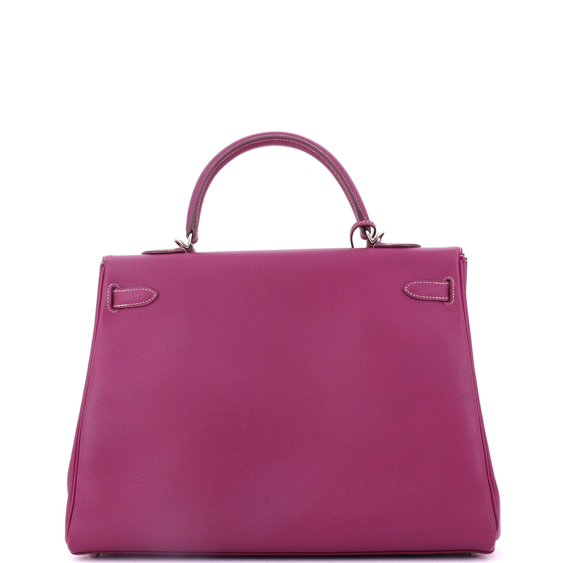 Pre-Owned Hermes Candy Kelly Handbag Epsom 35, Alternate, color, 