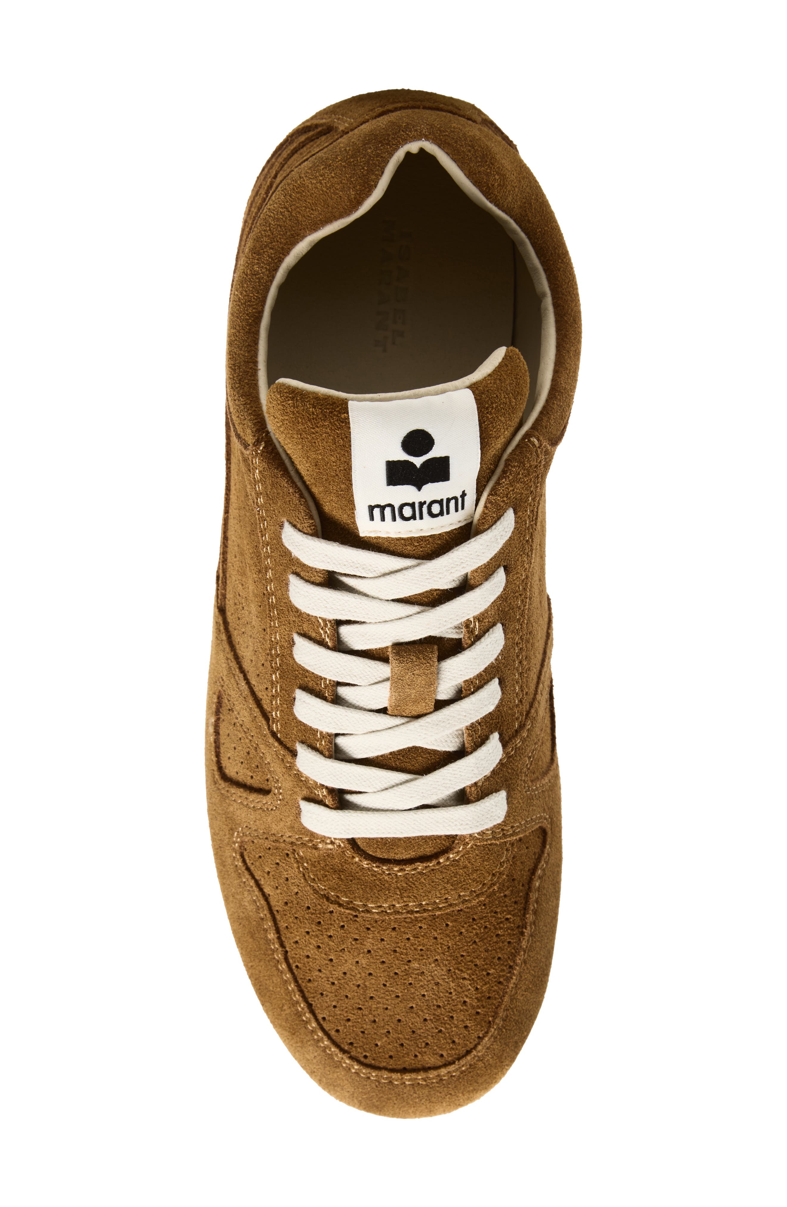 Isabel Marant Senny Low Top Sneaker, Alternate, color, Cognac
