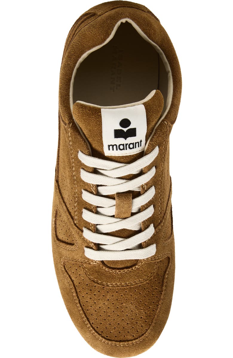 Isabel Marant Senny Low Top Sneaker, Alternate, color, Cognac