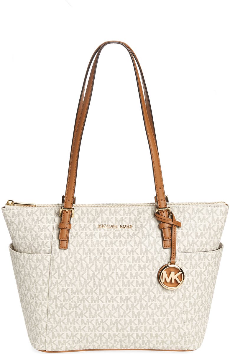 MICHAEL Michael Kors Jet Set East/West Top Zip Tote, Main, color,