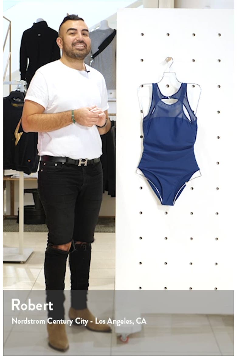 The Mesh Freestyle One-Piece Swimsuit video