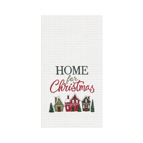 C & F Home C&f Home Home For Christmas Village Towel In Multi