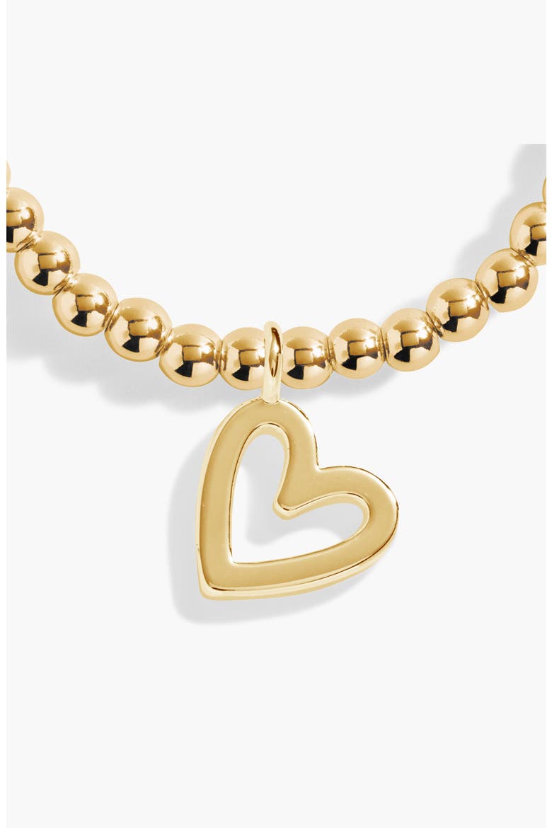 Christmas Gift Box 'Happy Holidays' Bracelet in Gold-Tone Plating, Alternate, color, Metallic Gold