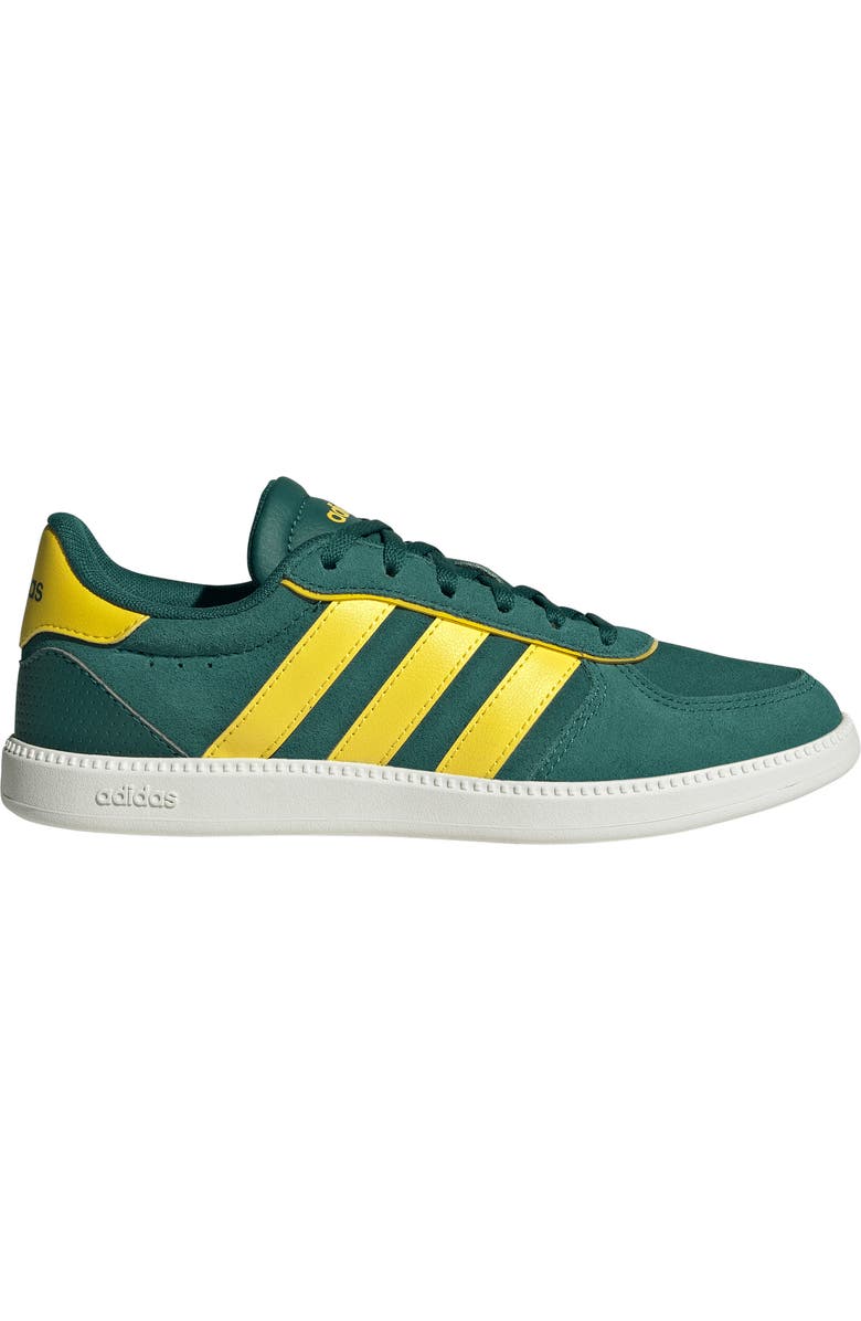 adidas Kids' Breaknet Sleek Sneaker, Alternate, color, Green/ Yellow/ Off White