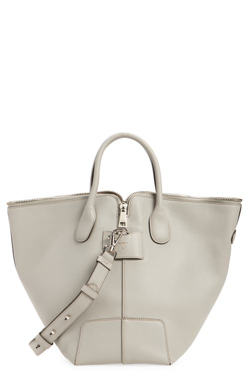 Tod's Di Bag Swing Leather Tote in Gabbiano at Nordstrom