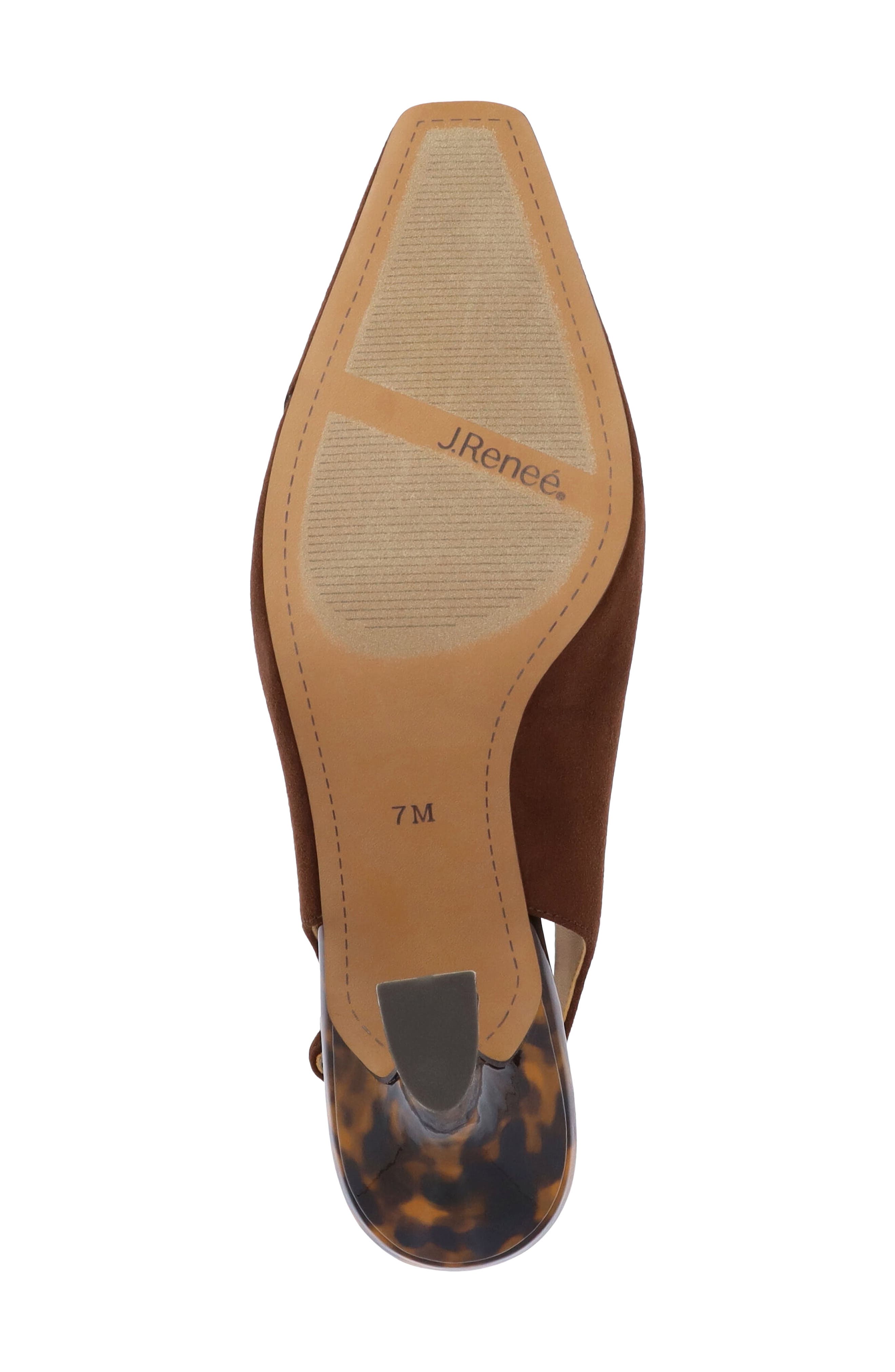 J. Reneé Prissy Slingback Pump, Alternate, color, Chocolate