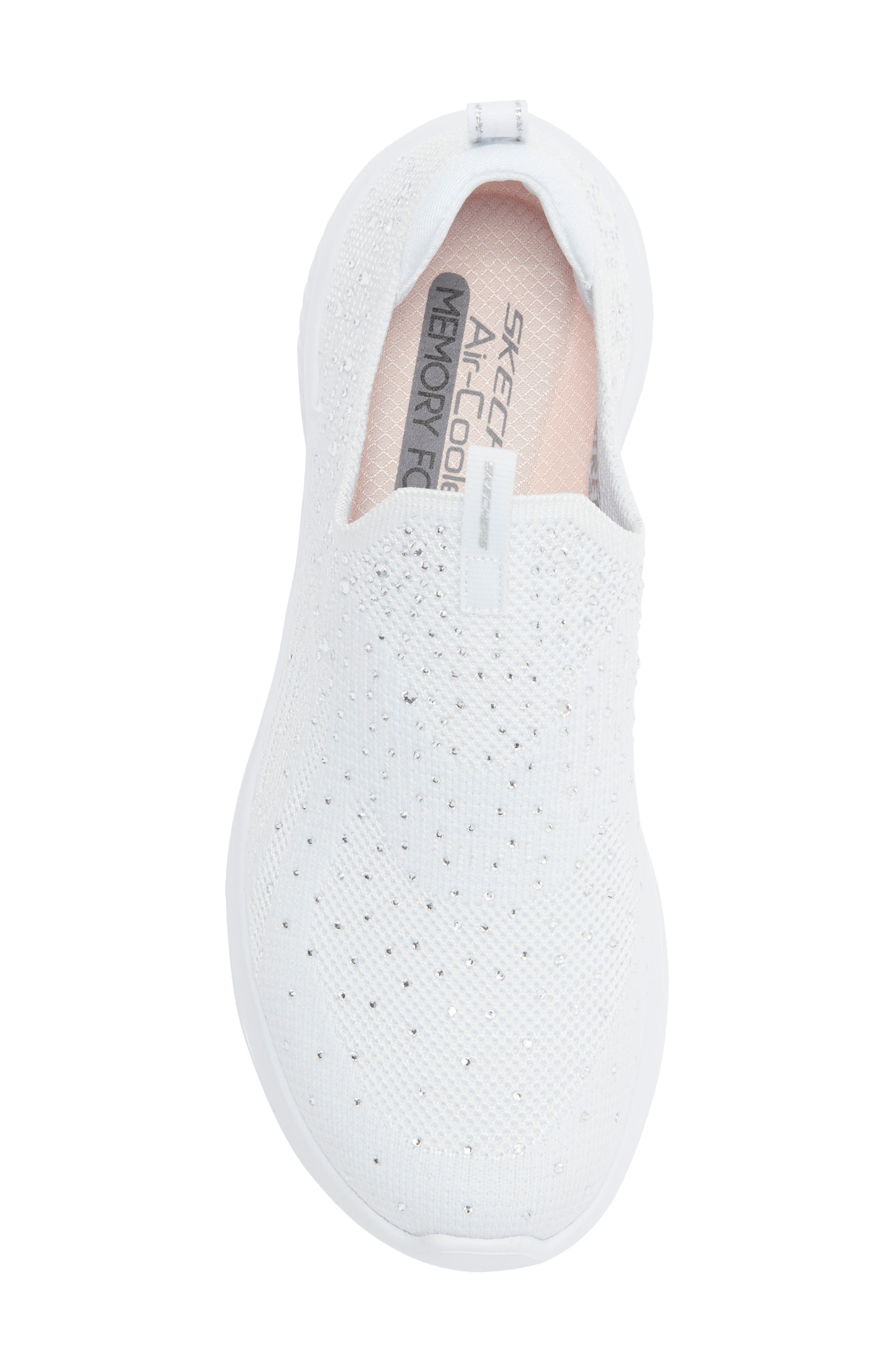 SKECHERS Ultra Flex 3.0 Glam Night Slip-On Sneaker, Alternate, color, White