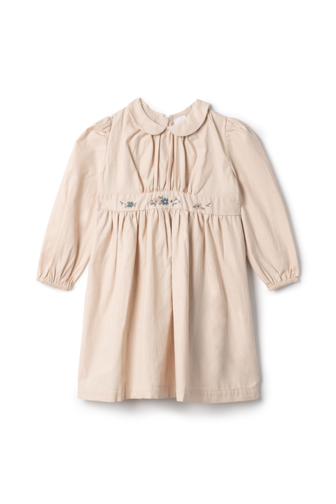 Floral Embroidered Cotton Dress (Toddler, Little Kid & Big Kid)