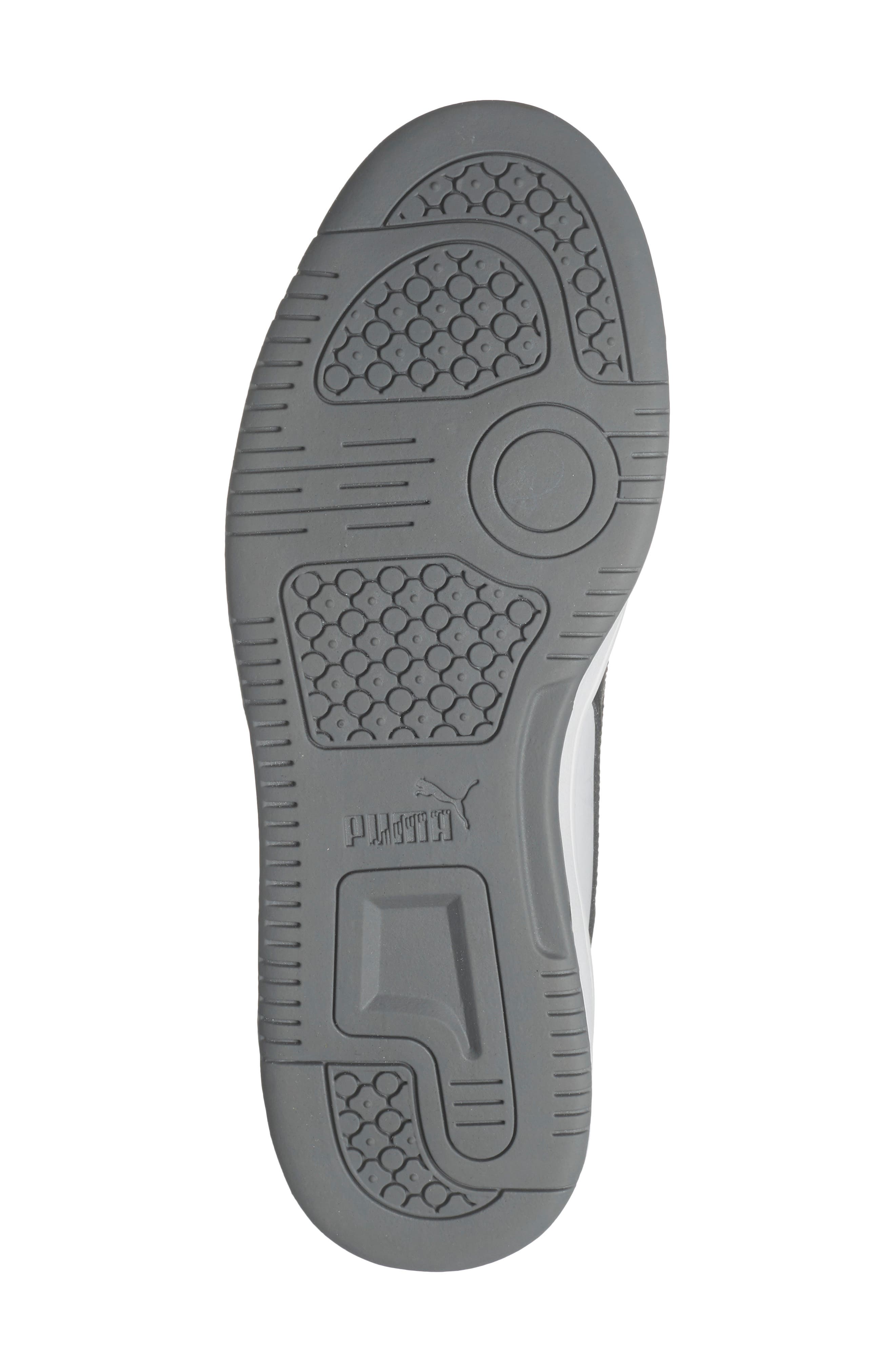 PUMA Rebound Layup High Top Sneaker, Alternate, color, Puma White/ Puma Black/ Gray