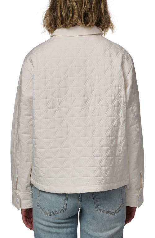 Bernardo Textured Quilted Snap-up Jacket