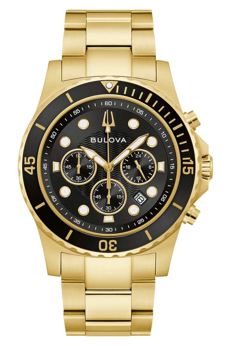 Chronograph Bracelet Watch, 44mm, Main, color, ROSE GOLD