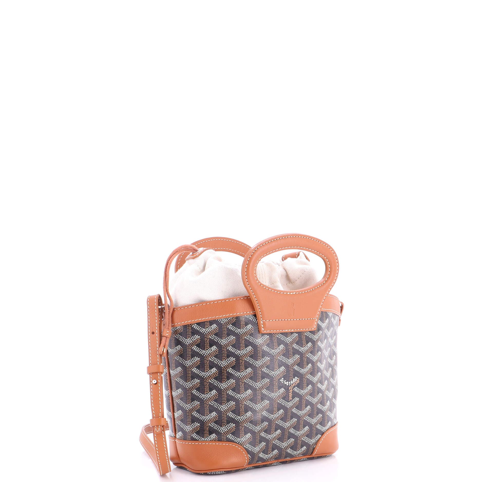 Beluga Bag Coated Canvas Mini, Alternate, color, Brown