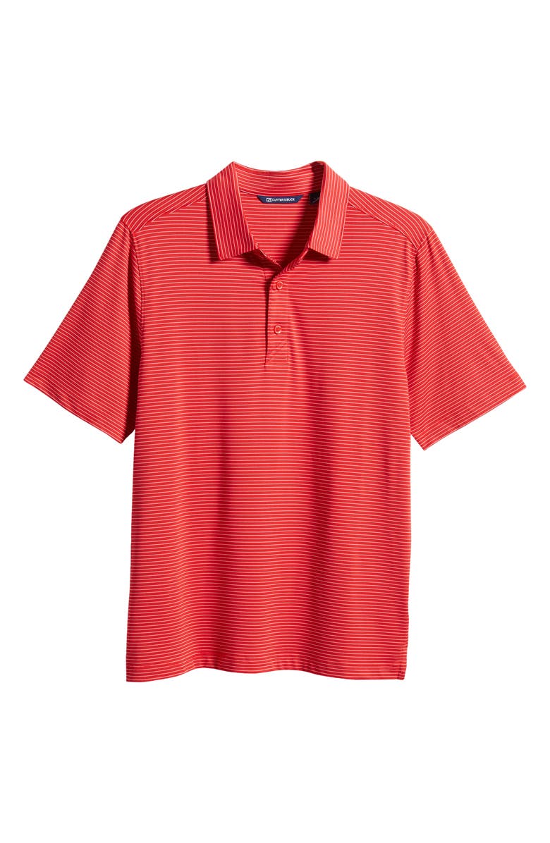 Cutter & Buck Forge Pencil Stripe Polo, Alternate, color, Red