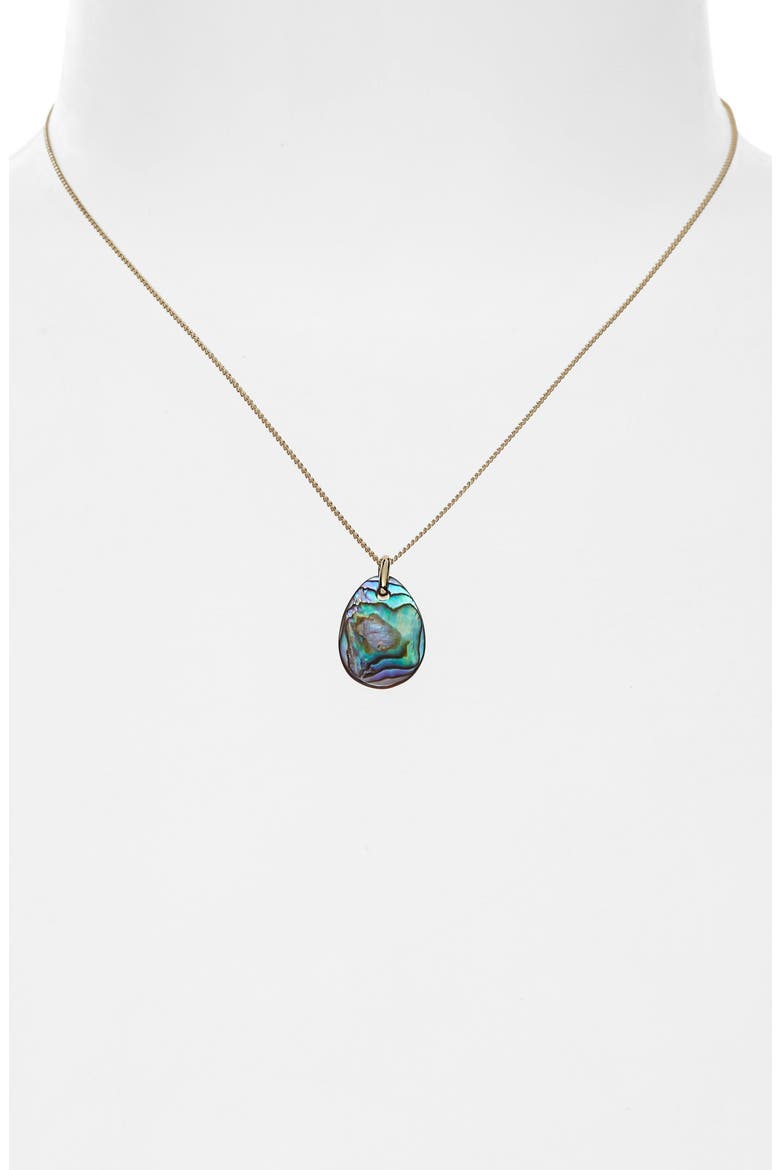 Shell Pendant Necklace, Alternate, color, MULTICOLOR