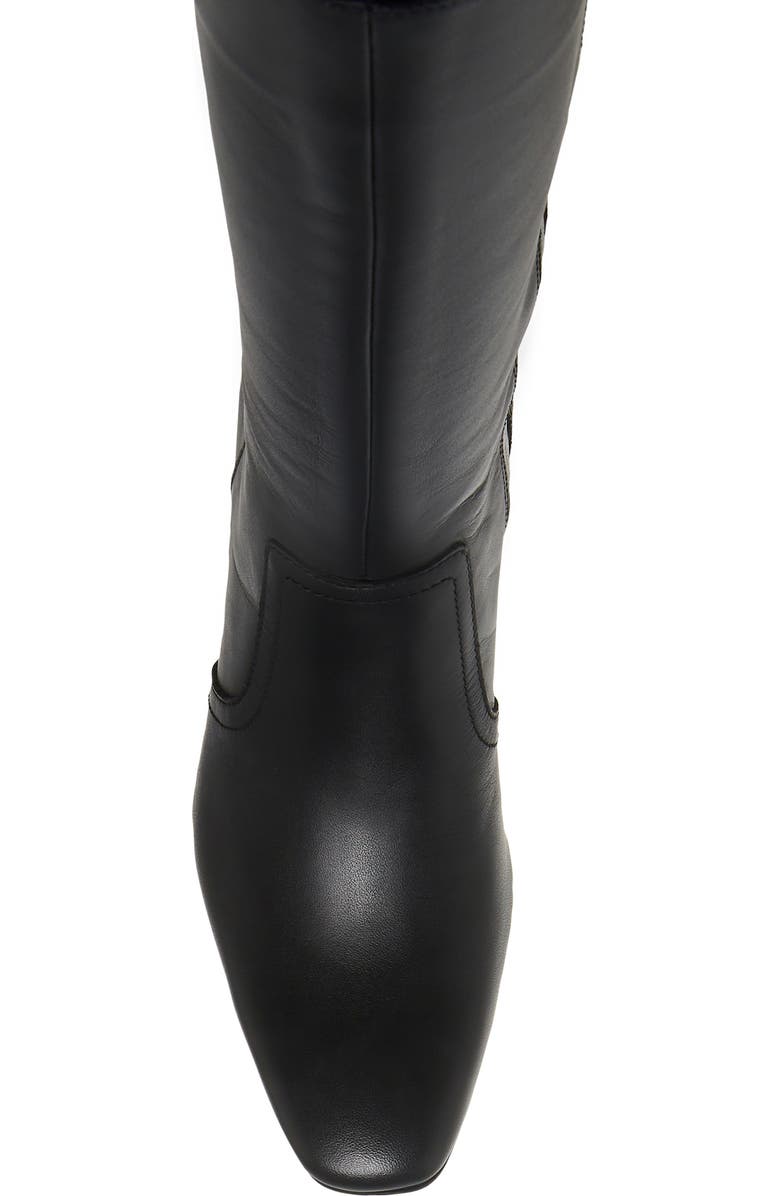 Blondo Tessa Waterproof Knee High Boot, Alternate, color, Black Cow Leather