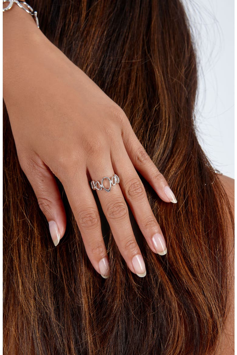 Multi Volcan Ring, Alternate, color, Sterling Silver