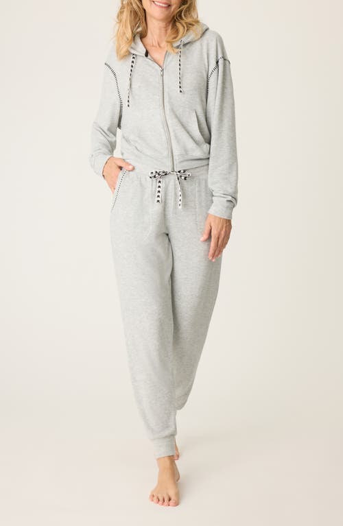 Shop Pj Salvage Cozy & Chic Hoodie Pajamas In Heather Grey