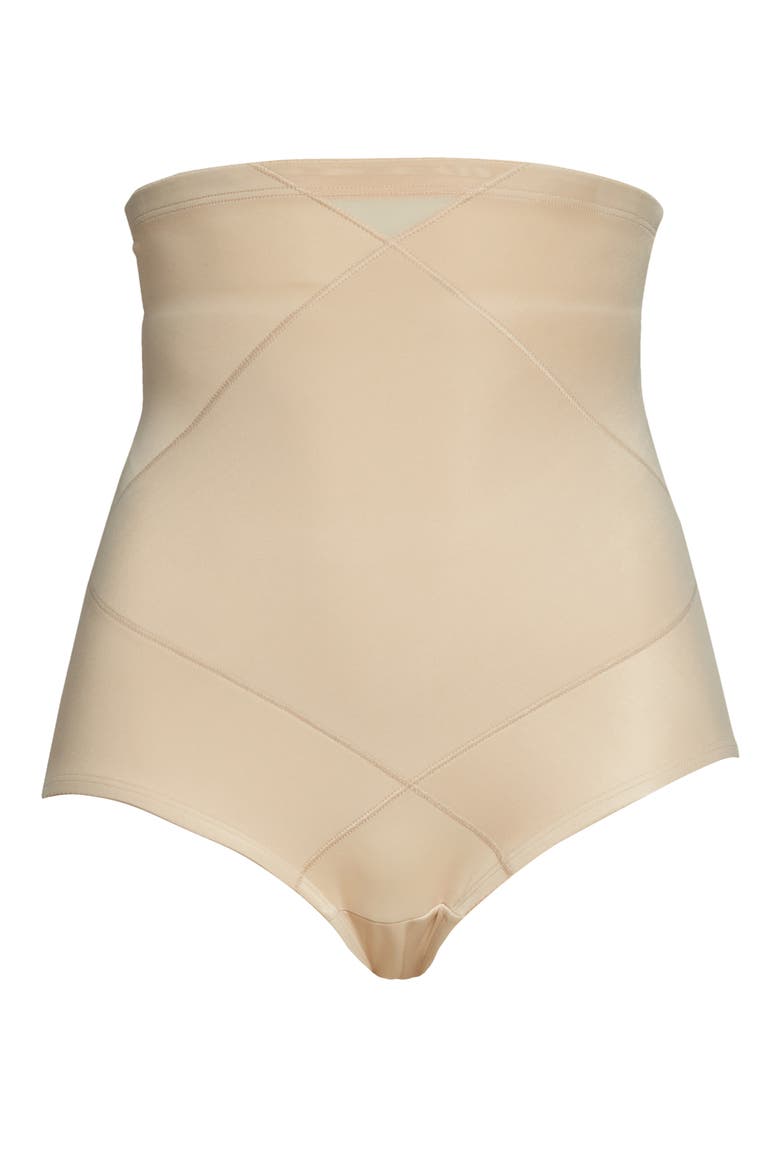 Tummy Tuck High Waist Brief Shaper, Alternate, color, WARM BEIGE