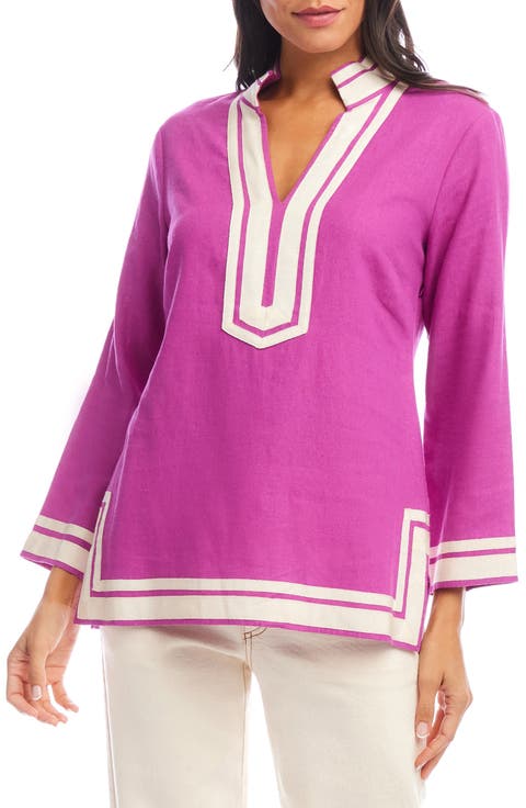 The St. Tropez Linen Blend Tunic