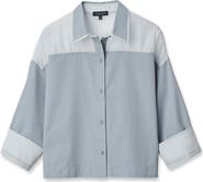 rag & bone Elly Crop Button-Up Shirt