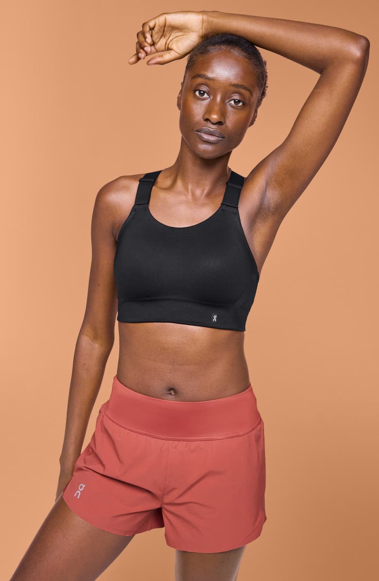 On Performance Flex Sports Bra, Alternate, color, Black