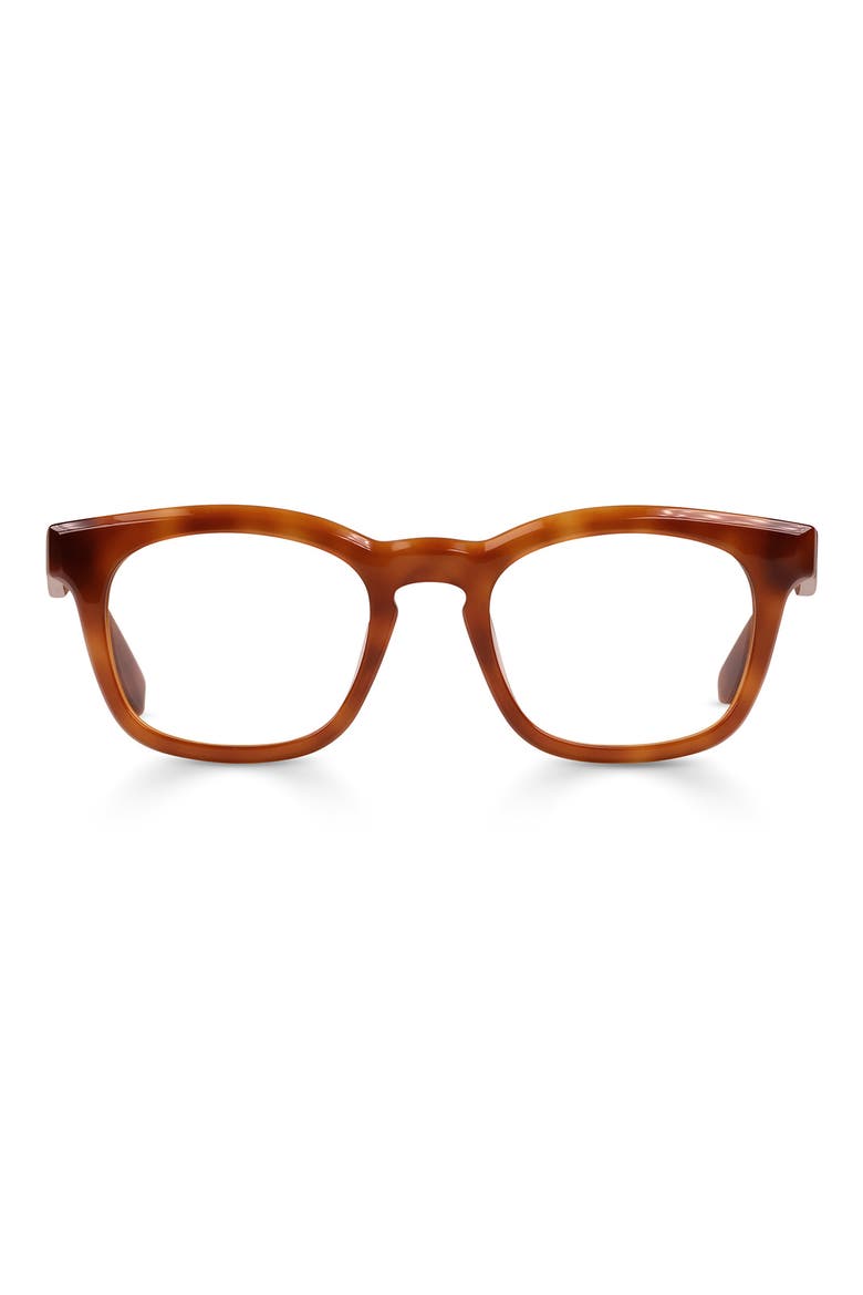 Humble Narrator 50mm Reading Glasses, Main, color, CARAMEL TORTOISE
