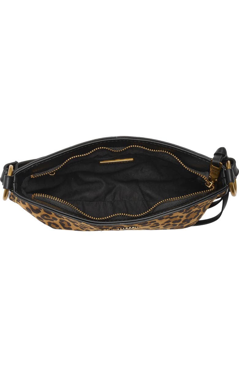 Steve Madden Stud Shoulder Bag, Alternate, color, Leopard Calfhair