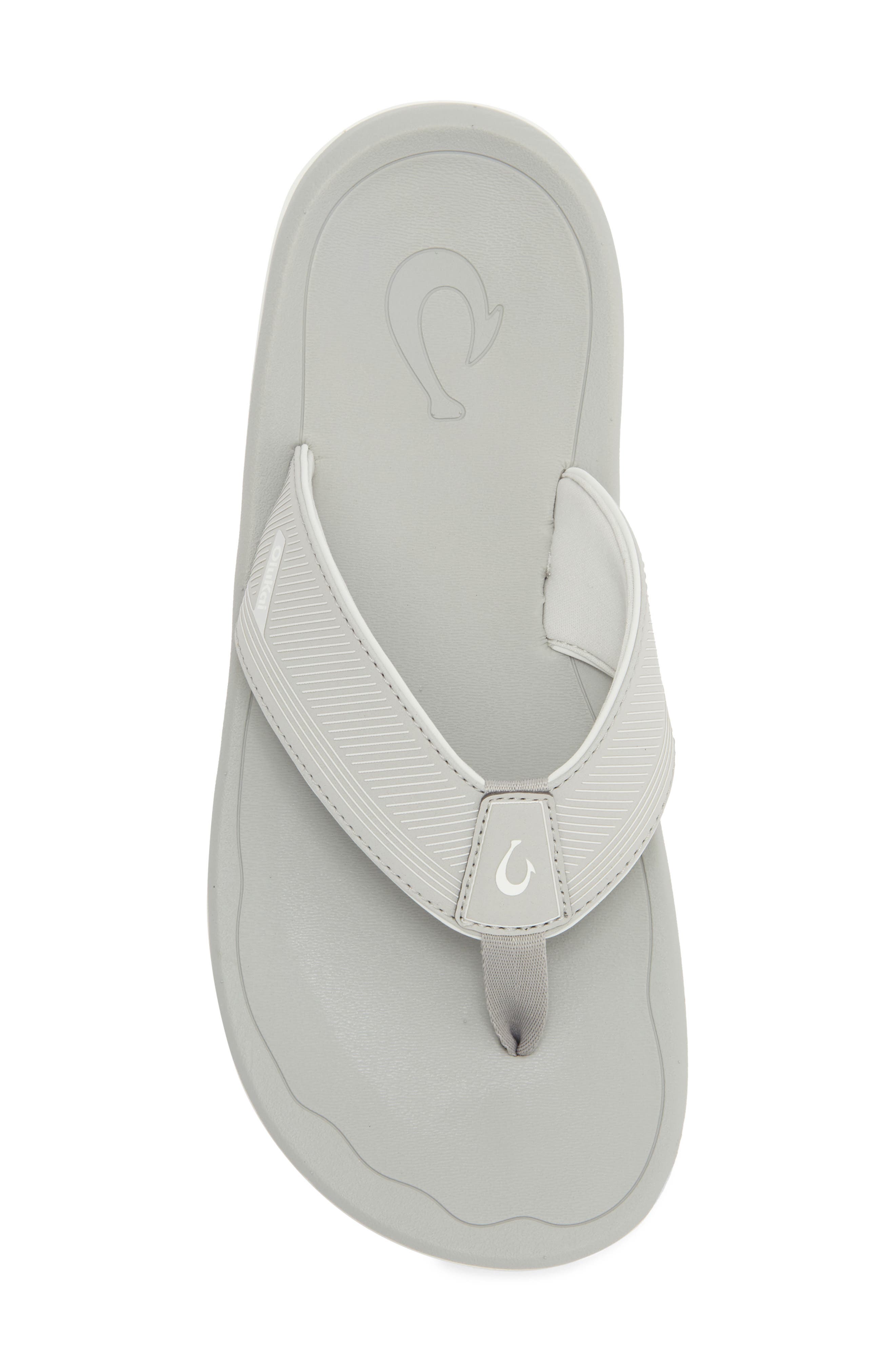 OluKai Ahi Kai Flip Flop, Alternate, color, Ash / Ash