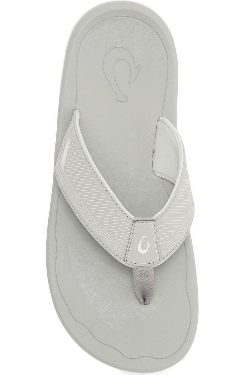 OluKai Ahi Kai Flip Flop, Alternate, color, Ash / Ash