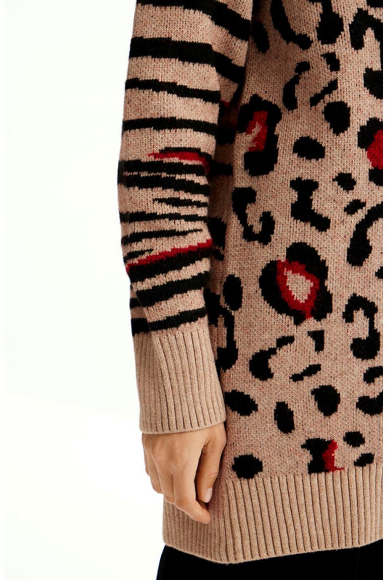 Marilyn Graphic Sweater, Alternate, color, WHITE