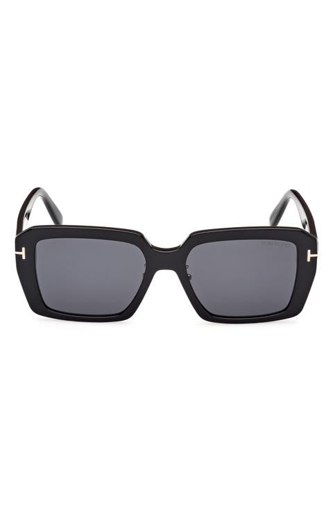54mm Square Sunglasses