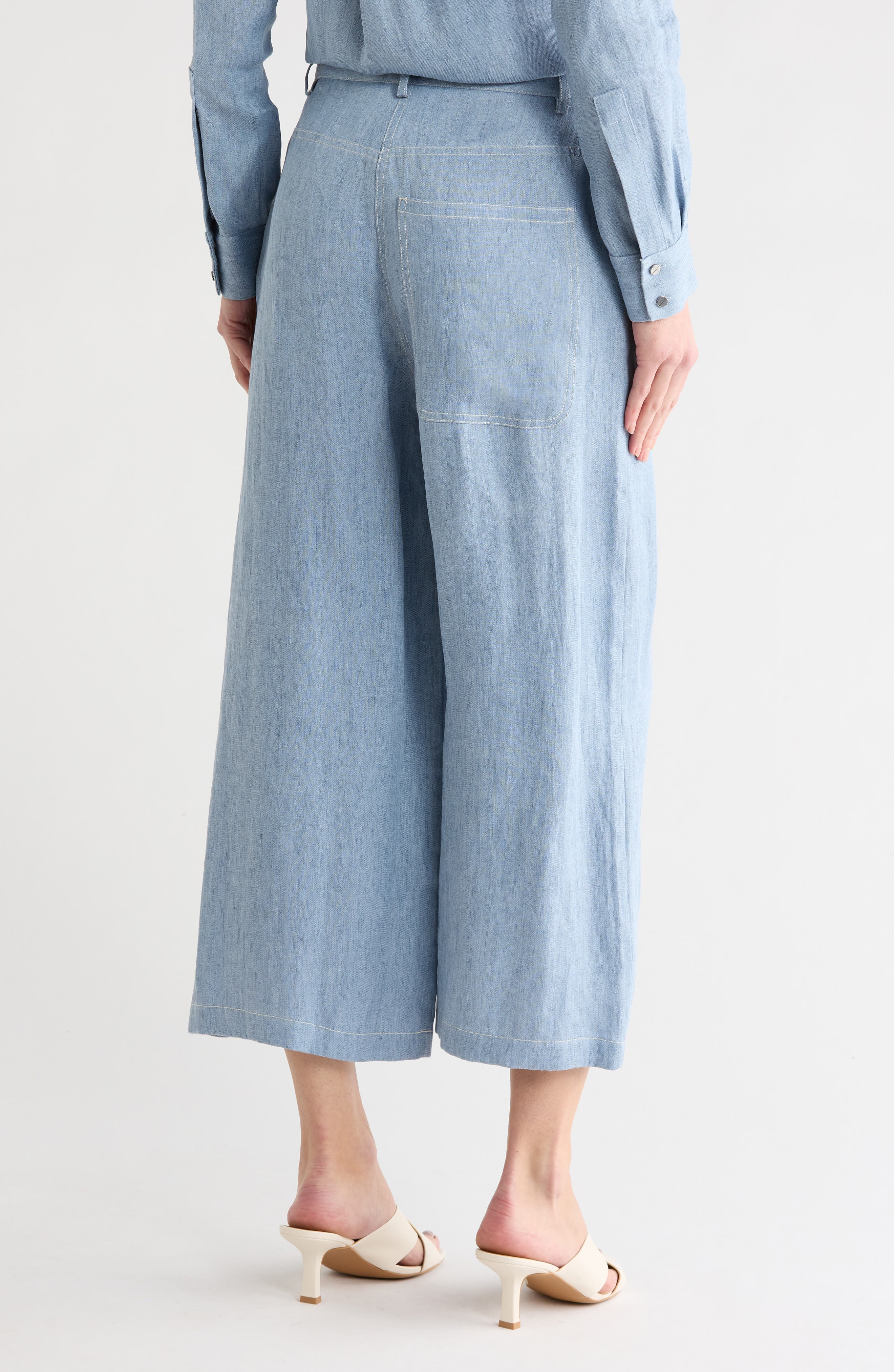 Howard Cropped Wide Leg Pants - image 2