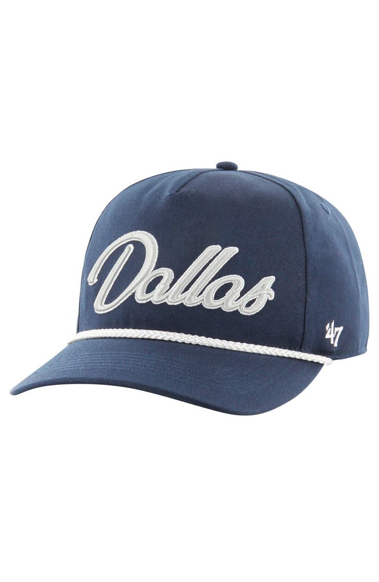 '47 Men's '47 Navy Dallas Cowboys Overhand Hitch Adjustable Hat, Alternate, color, Navy